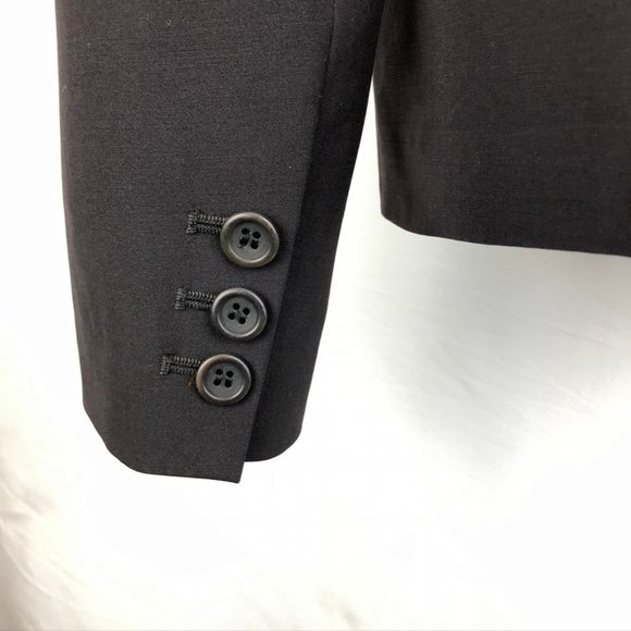 Theory Classic Two Button Black Wool Jacket - Picture 6 of 7